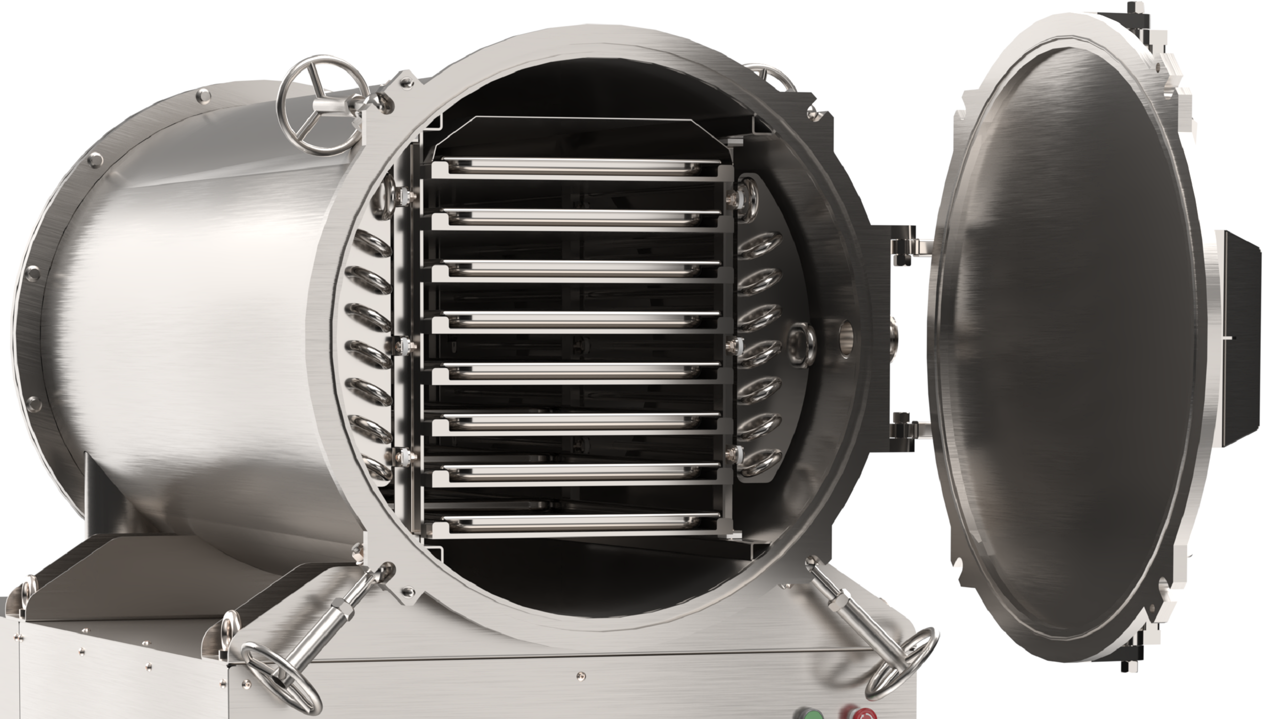 Leosmak LEO-030 Standardmodell mit 20mm Fachböden und offener Tür